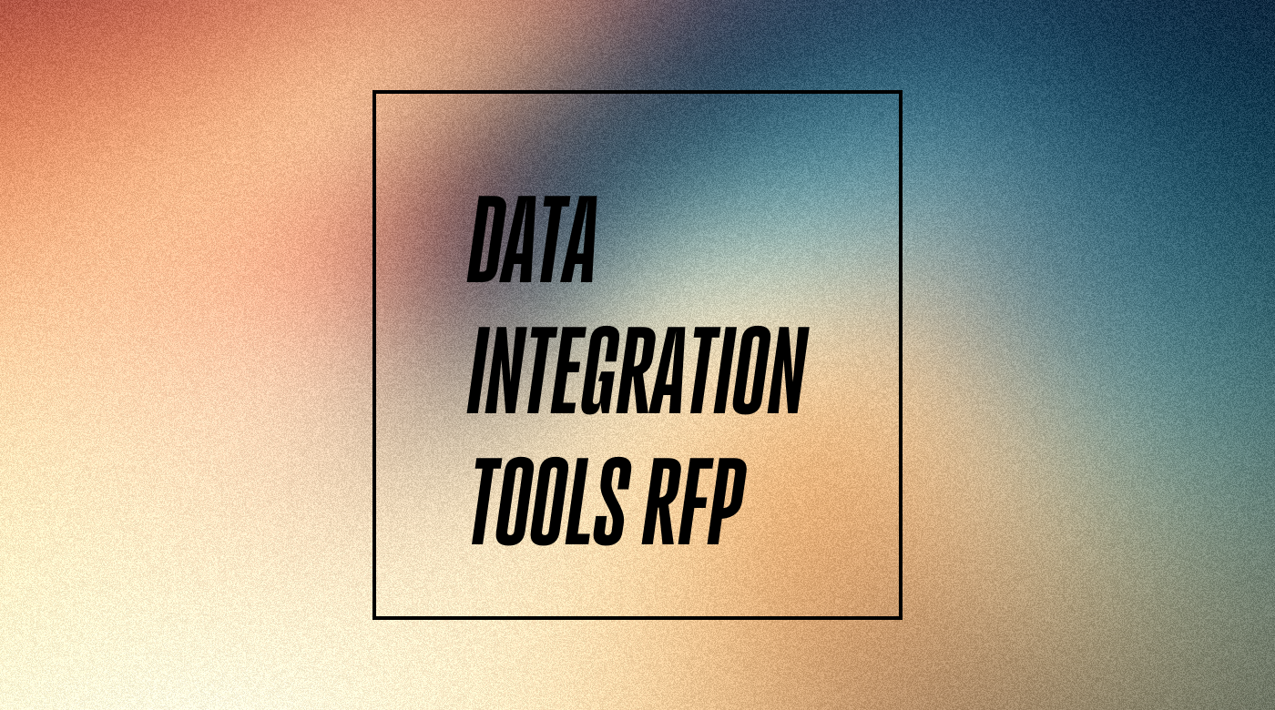 How to Write a Data Integration Tools RFP